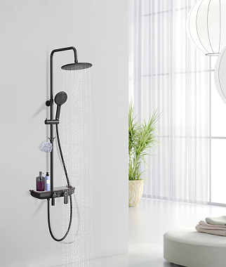 Смеситель для ванны LEMARK Tropic lm7012bl чёрный