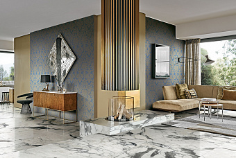 Неполированный керамогранит REX Bijoux 765684 Breche Capraia Mat 120х280см 3,36кв.м.