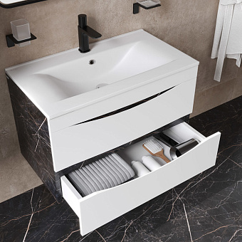 Тумба с раковиной IDDIS Cloud CLO80B0i95K 47х79,9х50см