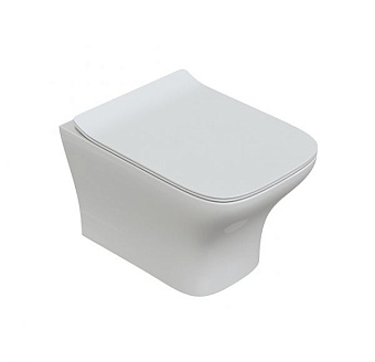 Унитаз подвесной SOLE QUADRO УТ000051492 безободковый с микролифтом