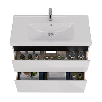 Тумба под раковину напольная LEMARK Combi LM03C100T-black 45х95,8х65см