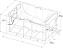 Мини бассейн СПА RADOMIR МИШЕЛЬ 1-30-0-0-5-051Б 2050х1550х64см 0,75куб.м