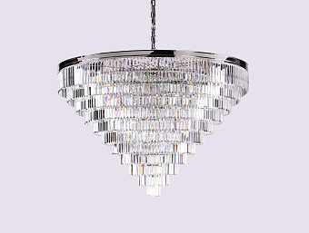 Светильник подвесной Newport 31100 31143/S nickel 60Вт E14