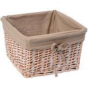Корзина для белья WASSERKRAFT Kammel WB-180-S бежевый 13л