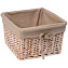 Корзина для белья WASSERKRAFT Kammel WB-180-L бежевый 30,1л