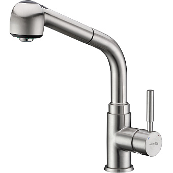 Смеситель для кухни WASSERKRAFT Wern 4266 выдвижной излив никель