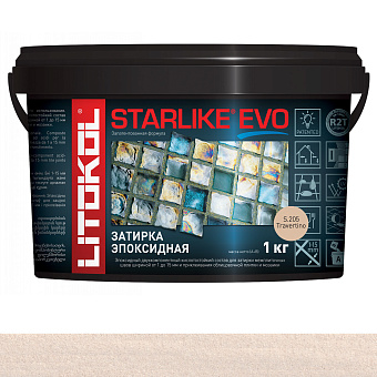 Эпоксидная затирка LITOKOL STARLIKE EVO травертин 1кг