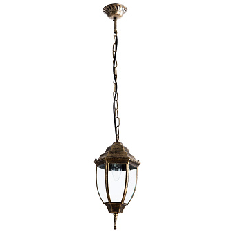 Светильник фасадный Arte Lamp PEGASUS A3151SO-1BN 60Вт IP44 E27 золотой/чёрный