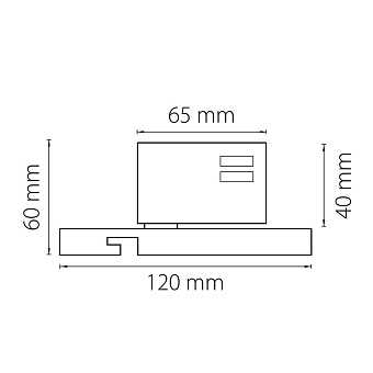 Адаптер для трека Lightstar 594066