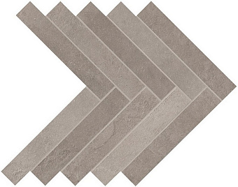 Керамическая мозаика Atlas Concord Италия Dwell A1DC Gray Herringbone 36,2х41см 0,596кв.м.