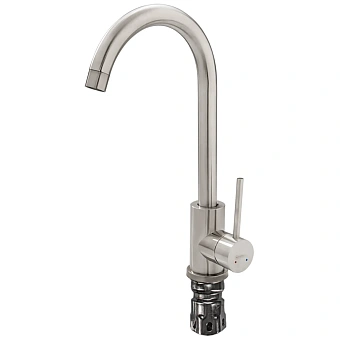 Смеситель для кухни Maxonor MN70304-3 поворотный излив хром
