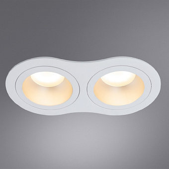 Светильник точечный встраиваемый Arte Lamp ALKES A2161PL-2WH 50Вт GU10