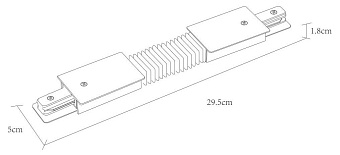 Коннектор Arte Lamp A150133 белый для однофазного трека
