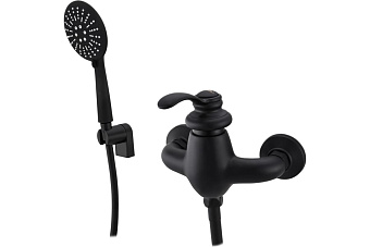 Смеситель для душа Maxonor MN9076-7 чёрный