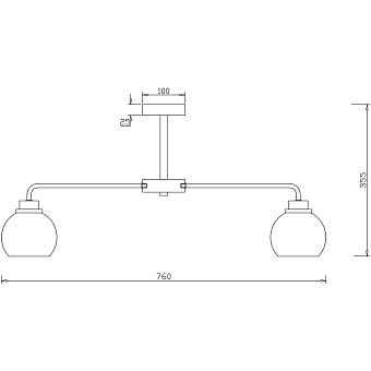 Люстра потолочная Freya Neptune FR5176PL-08BS 60Вт 8 лампочек E14