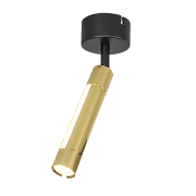Светильник настенный Eurosvet Strong 20084/1 LED черный/золото 7Вт LED