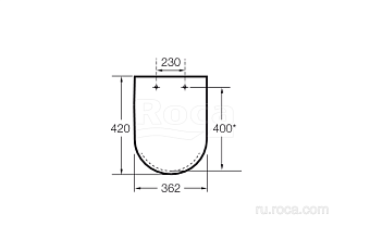 Сиденье для унитаза ROCA 7.8012.A.C00.B с микролифтом