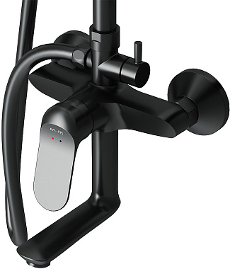 Душевая система AM-PM Sunny F0785C922 чёрный