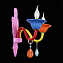 Светильник детский ST Luce DELIZIA SL672.961.02 80Вт E14