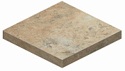 Плитка для ступеней Atlas Concord Италия Aix A0TK Beige Scalino Ang 37,5х37,5см 0,141кв.м. неполированная