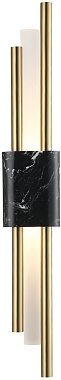 Бра CRYSTAL LUX CARTA CARTA AP6W LED BLACK/BRASS 6Вт LED