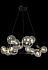 Люстра подвесная CRYSTAL LUX AGATA AGATA SP15 V2 BLACK/TRANSPARENTE 75Вт 15 лампочек G9