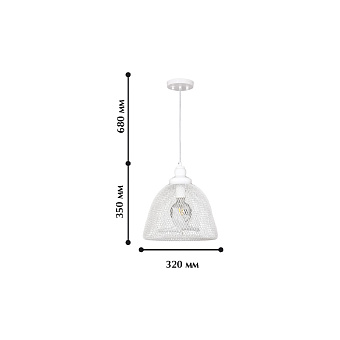 Светильник подвесной Favourite Gabbia 1753-1P 40Вт E27