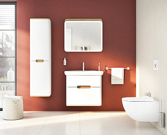 Пенал подвесной VITRA Sento 60854 35х40х158см матовый белый