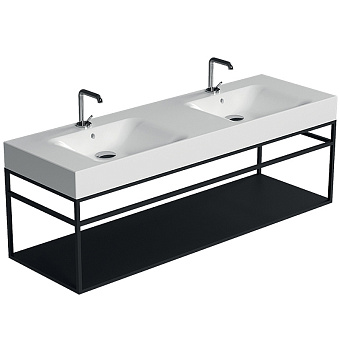 Раковина двойная Kerasan Cento 353601*1 140х45см