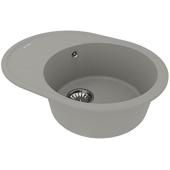 Мойка кухонная LEMARK LACHA 620 9910051 47х62см грей