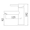 Смеситель для раковины Comforty FC018A-CMT чёрный