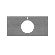 Столешница KERAMA MARAZZI Plaza Modern PL5.DD500600R\100 Керамогранит 48х99,6см Про Дабл антрацит