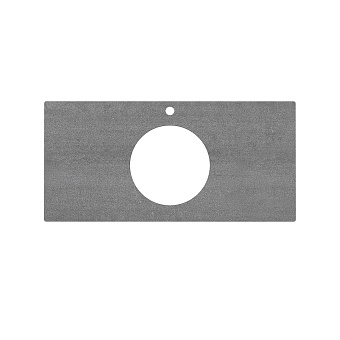 Столешница KERAMA MARAZZI Plaza Modern PL5.DD500600R\100 Керамогранит 48х99,6см Про Дабл антрацит