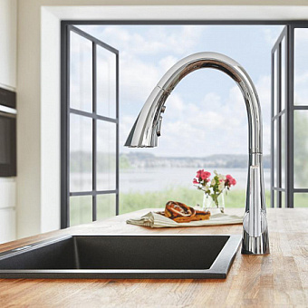Смеситель для кухни GROHE Zedra 32294002 высокий излив хром