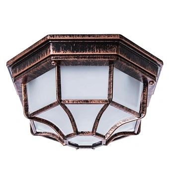 Светильник архитектурный Arte Lamp PEGASUS A3100PL-1AC 60Вт IP44 E27 античная медь