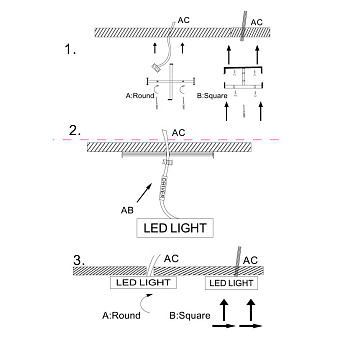 Светильник потолочный Maytoni Zon C067CL-L48W4K 48Вт LED