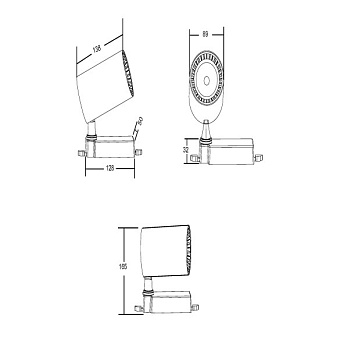 Трековый светильник Maytoni Vuoro TR003-1-30W3K-W 25,8Вт LED белый для однофазного трека
