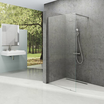 ST Walk-In Wall 1000 x 2000 черный + транспарент GW9WA0300Z1