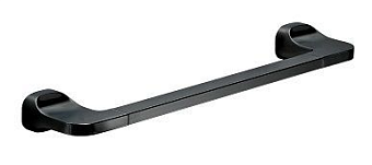Полотенцедержатель Gedy Stelvio ST21/35(14) чёрный матовый 35см