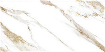 Матовый керамогранит Global Tile Calacatta Royal_GT GT120600103MR белый 120х60см 1,44кв.м.