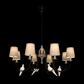 Люстра подвесная Loft It Birds Loft1029A-8 320Вт 8 лампочек E14