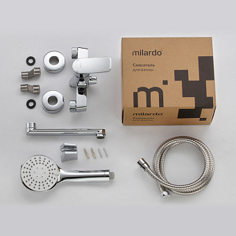 Смеситель для ванны MILARDO Demi DEMSB02M02 хром глянец