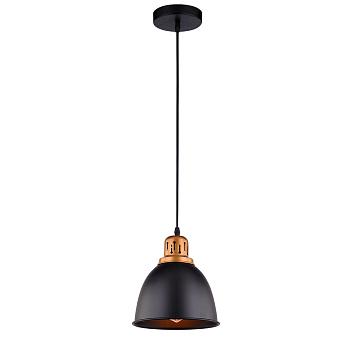 Светильник подвесной Arte Lamp EURICA A4245SP-1BK 60Вт E27