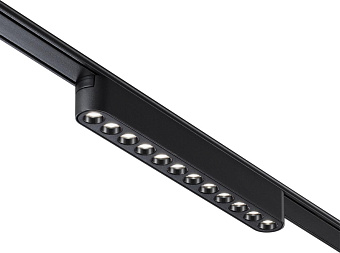 Трековый светильник Novotech SMAL 359242 12Вт LED чёрный для низковольтного трека