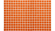 Стеклянная мозаика Ezzari Lisa 2538-D оранжевый 31,3х49,5см 2кв.м.