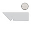 Плинтус Atlas Concord Италия MEK AMQT Light Battiscopa Sag. Scala Sx 30х7,2см 0,259кв.м.