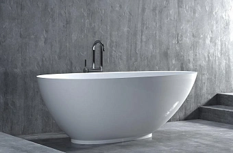 Ванна каменная SALINI PAOLA 101512G S-Sense глянцевая 172х82,5см отдельностоящая