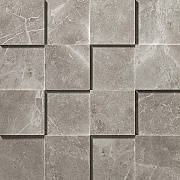 Керамическая мозаика Atlas Concord Италия Marvel Pro ADQA Grey Fleury Mosaico 3D 30х30см 0,54кв.м.