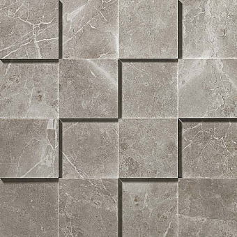 Керамическая мозаика Atlas Concord Италия Marvel Pro ADQA Grey Fleury Mosaico 3D 30х30см 0,54кв.м.