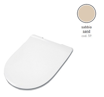 Сиденье для унитаза ArtCeram FLA014 59 с микролифтом